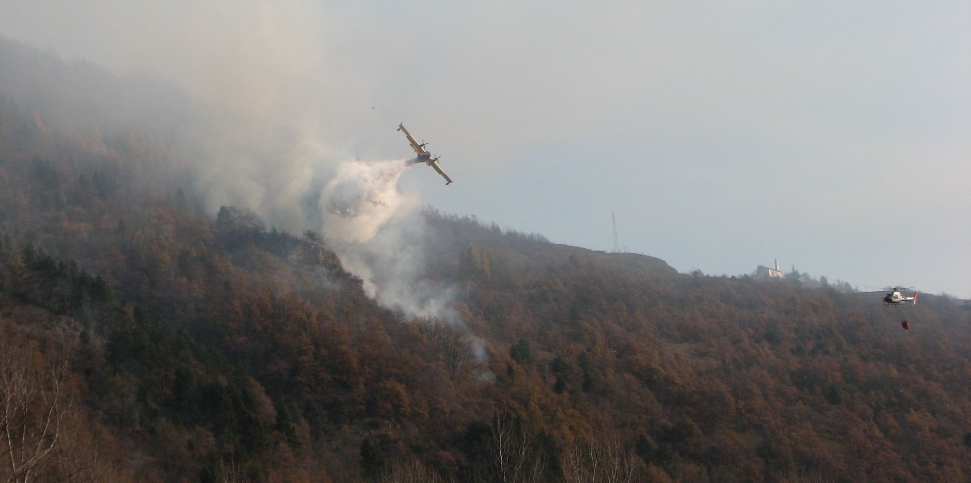 La Guida - Incendio in alta valle Stura, situazione sempre più grave: un nuovo incendio