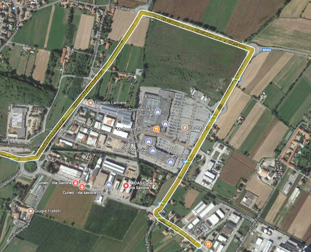 Lavori per il teleriscaldamento, traffico deviato sulla Cuneo-Mondovì La Guida - Lavori per il teleriscaldamento, traffico deviato sulla Cuneo-Mondovì
