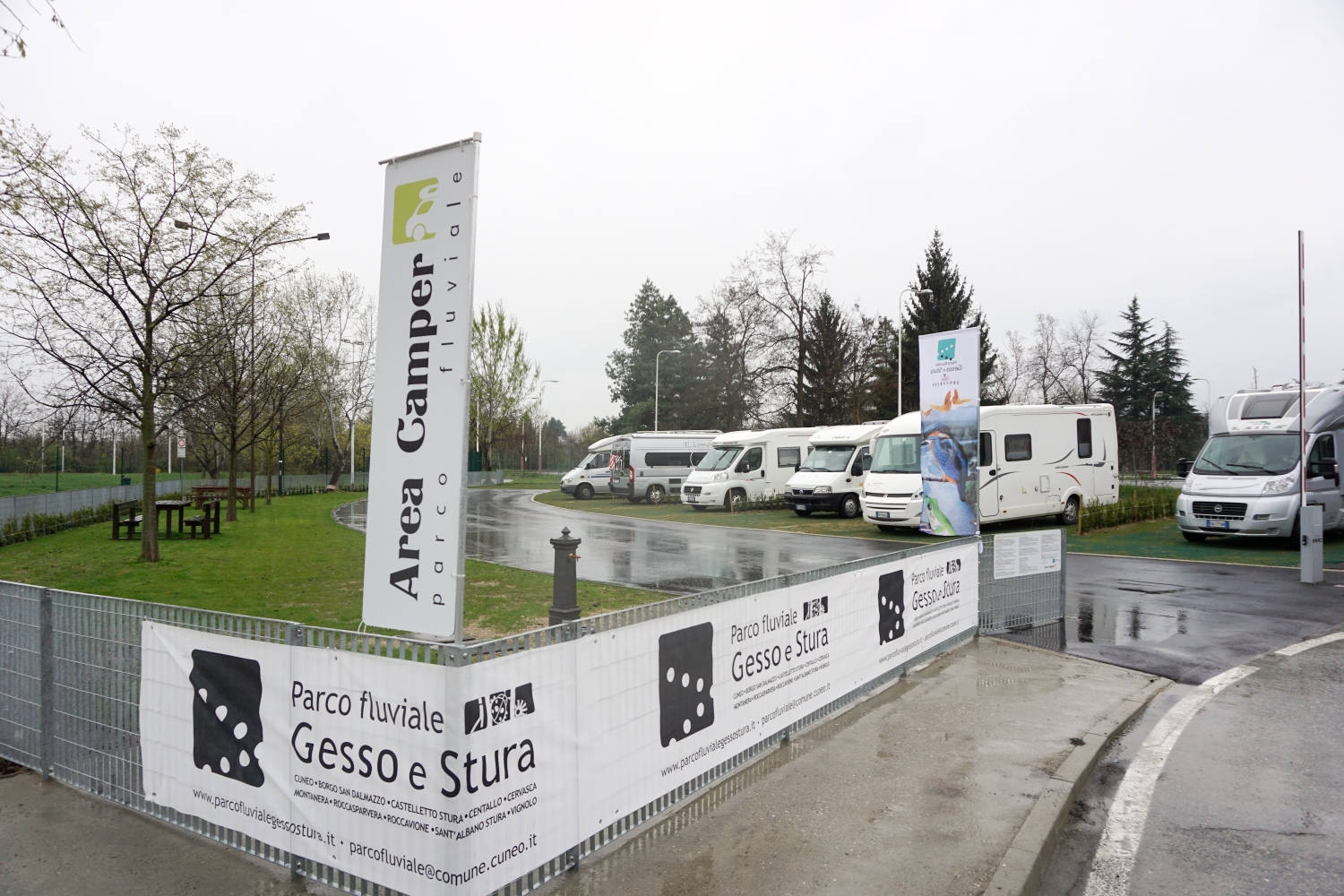 La Guida - Nuova area camper al Parco Fluviale