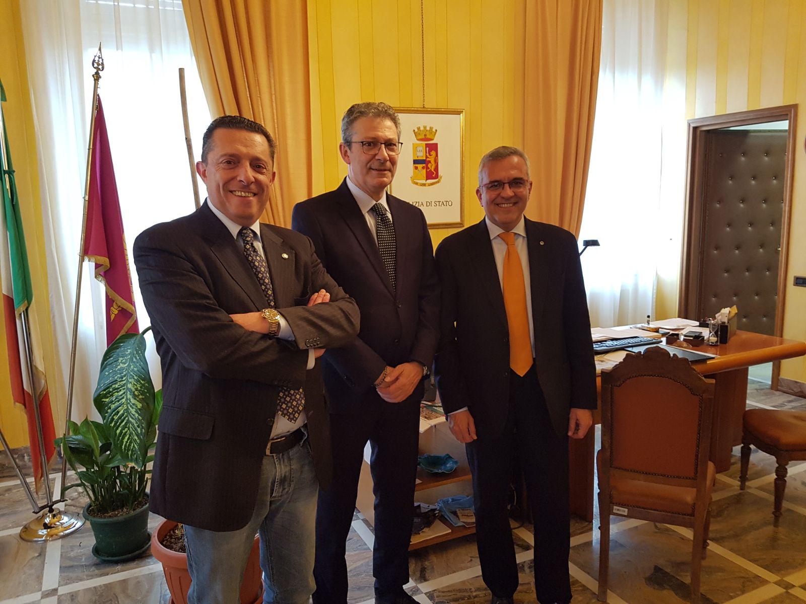 La Confcommercio ha dato il benvenuto al nuovo questore La Guida - La Confcommercio ha dato il benvenuto al nuovo questore