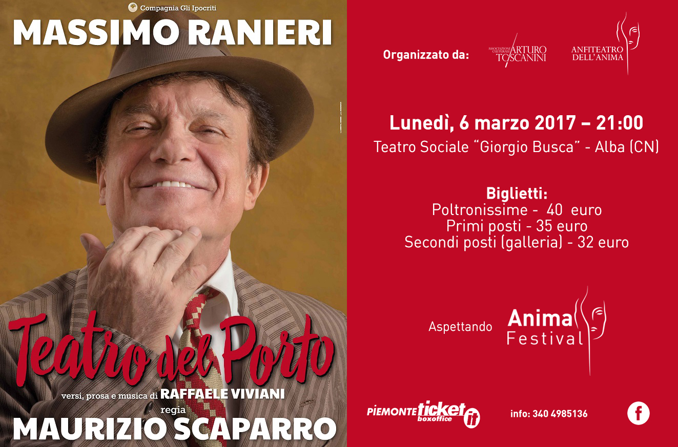 Massimo Ranieri al Sociale di Alba La Guida - Massimo Ranieri al Sociale di Alba