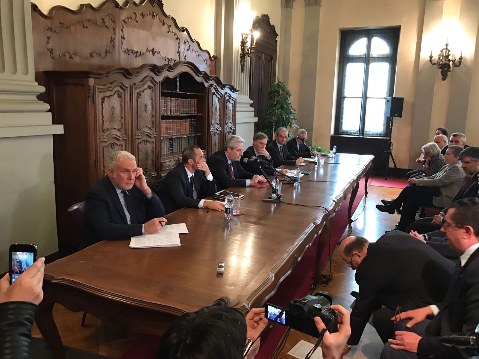 Il ministro Delrio a Cuneo per l’autostrada La Guida - Il ministro Delrio a Cuneo per l’autostrada