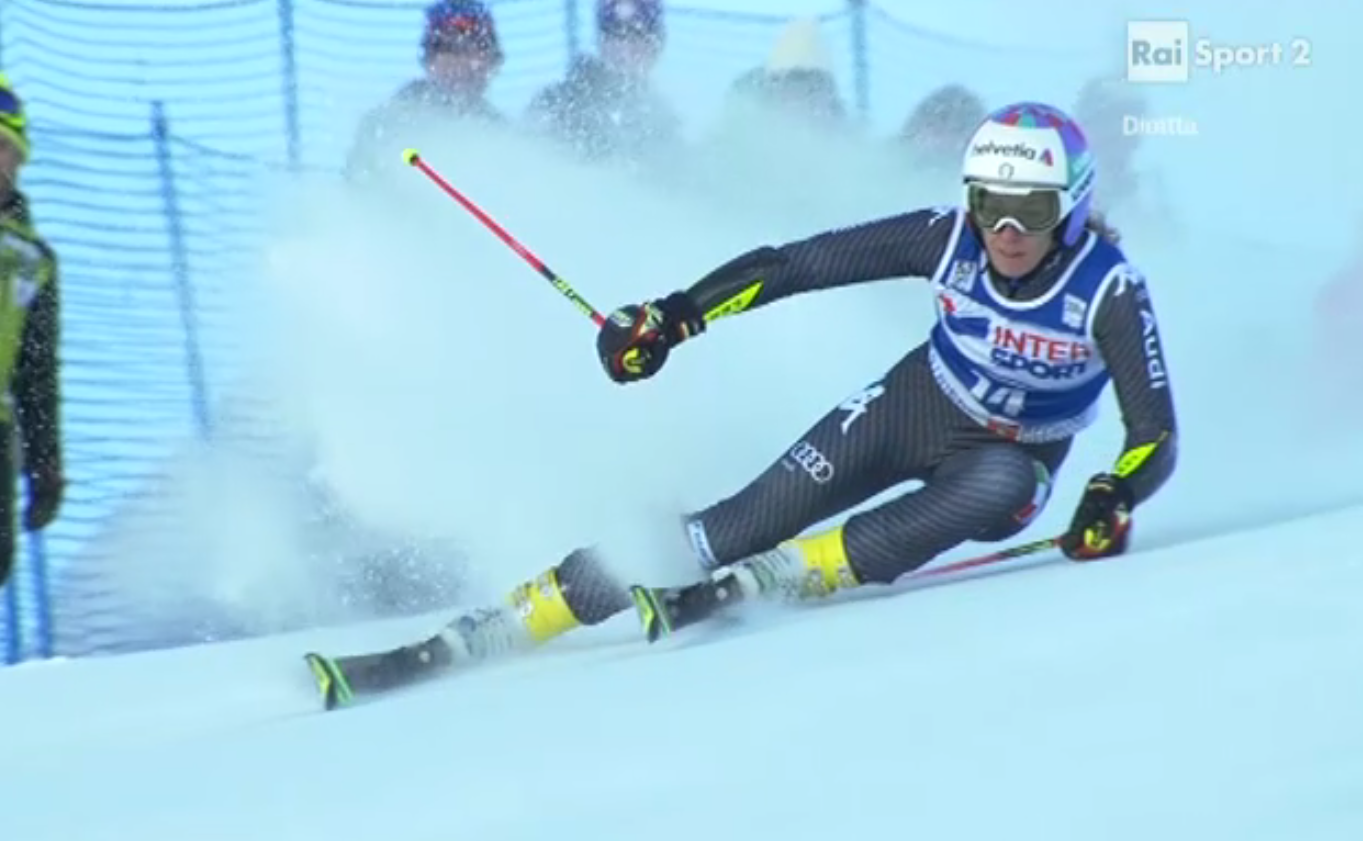 La Guida - Seconda manche Gigante di Sestriere, Bassino quinta