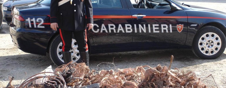 Furto di rame all’ex Miroglio, preso La Guida - Furto di rame all’ex Miroglio, preso