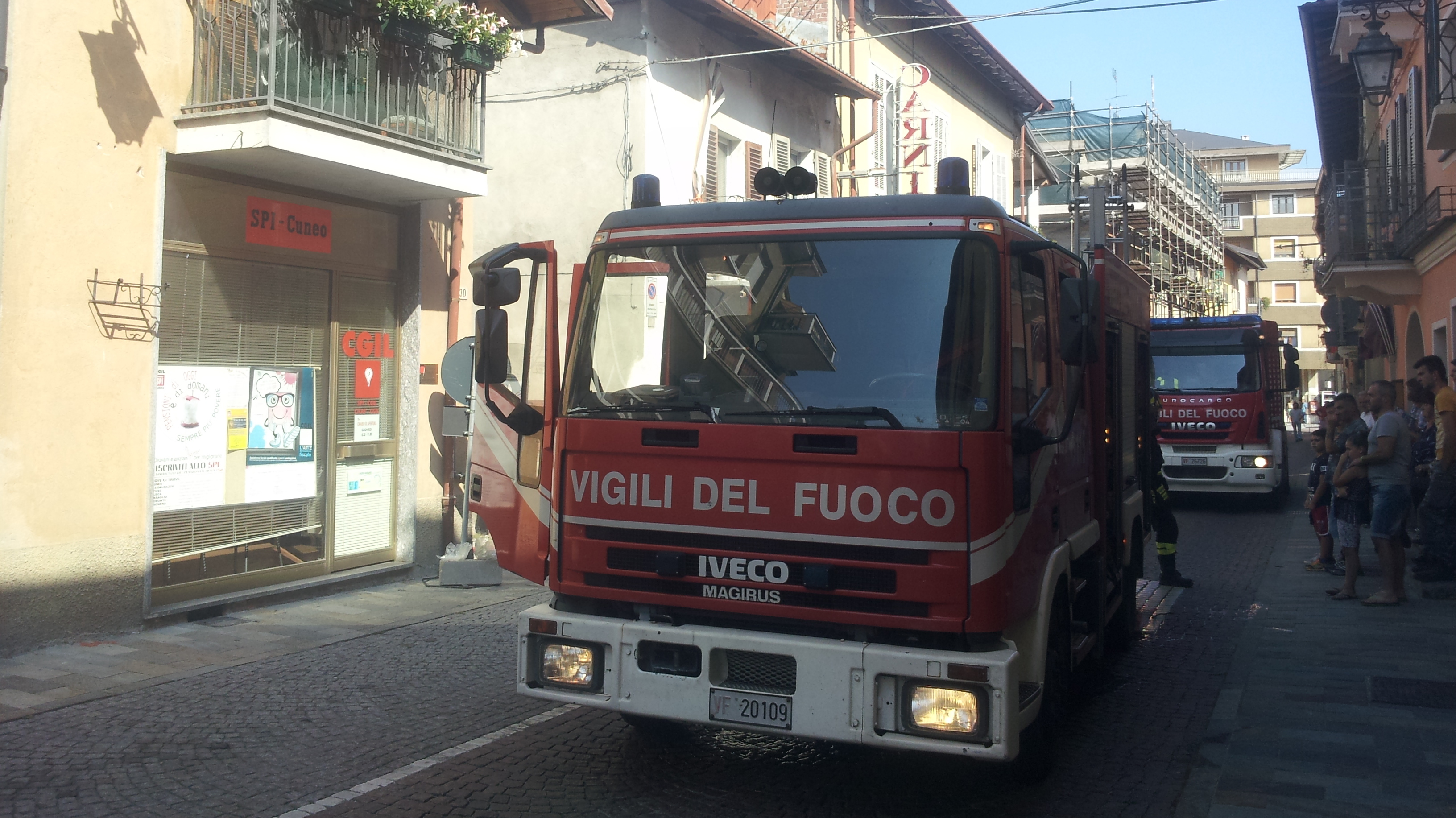 La Guida - Incendio a Borgo San Dalmazzo