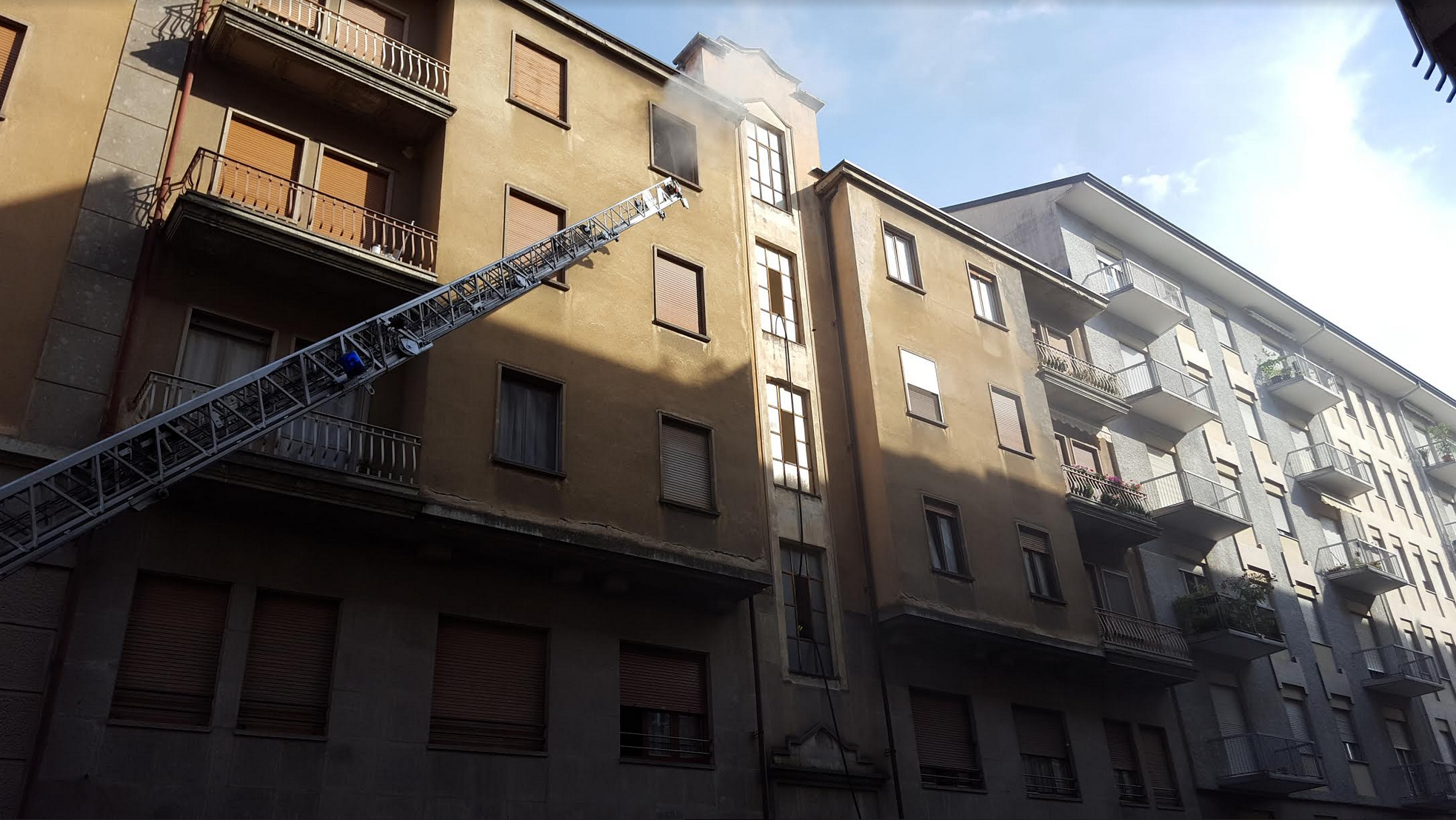 La Guida - Cuneo, incendio in via Bassignano