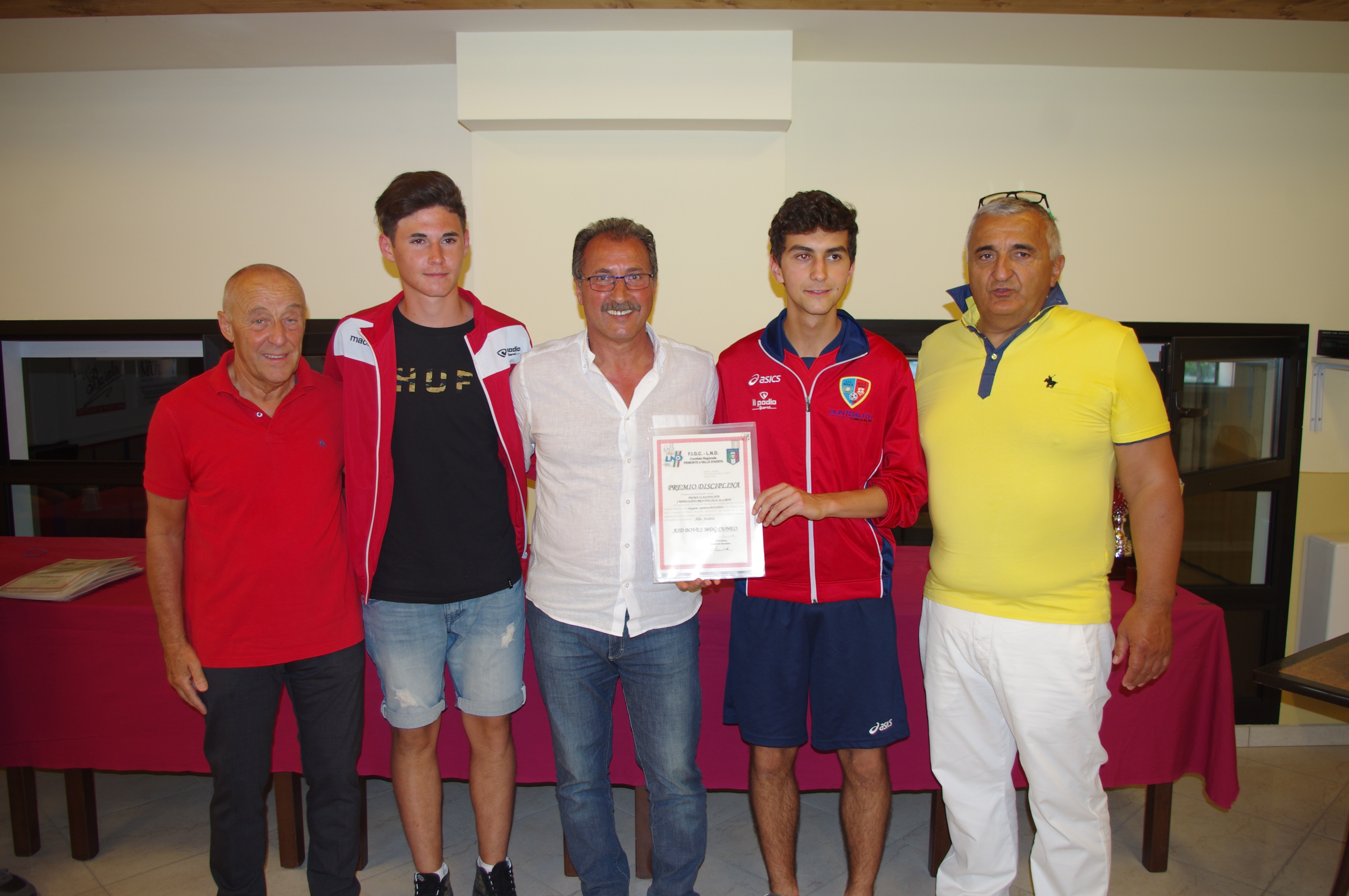 La Guida - La premiazione del calcio Figc a Centallo