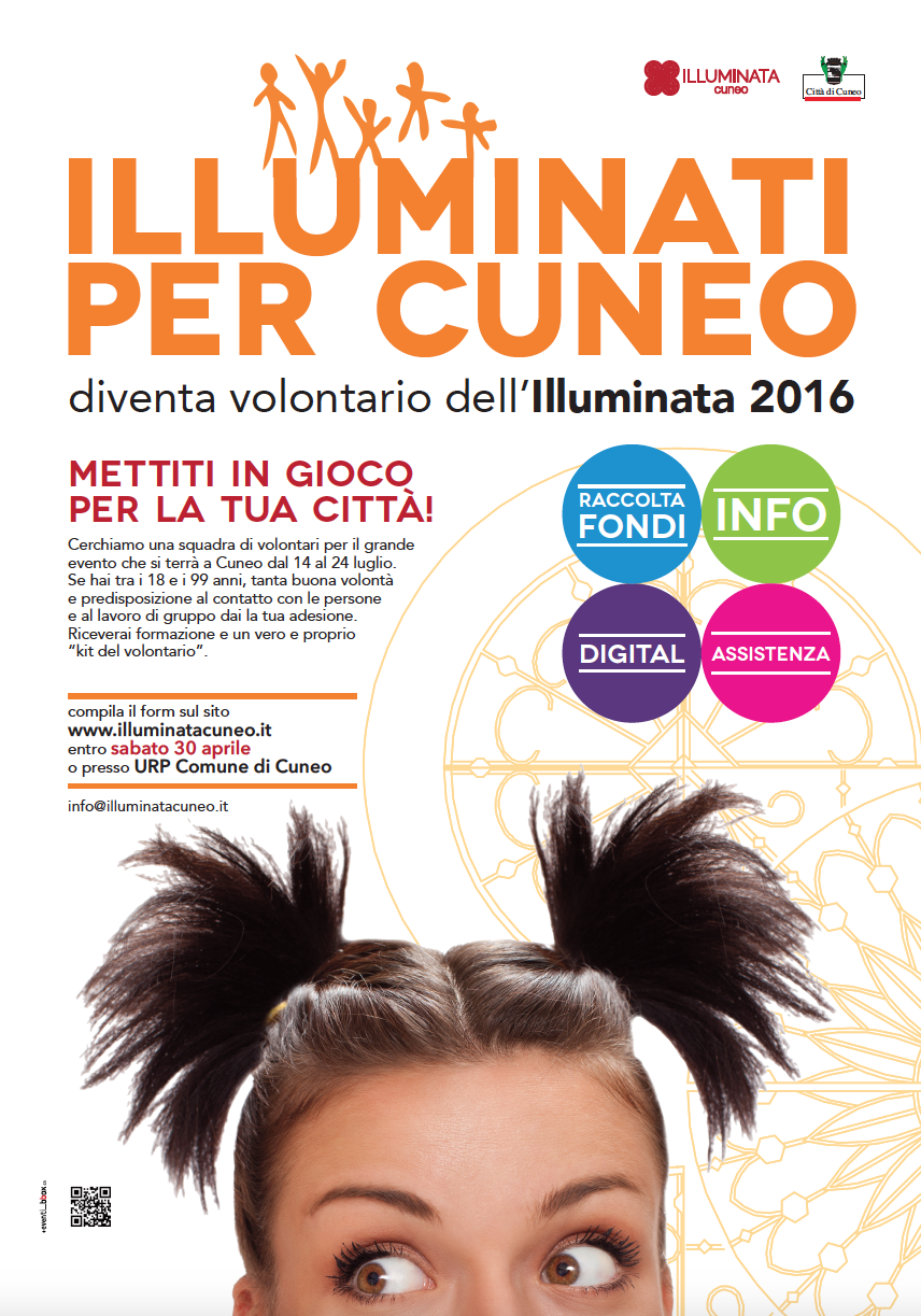 La Guida - “Illuminati per Cuneo” diventa volontario dell’Illuminata 2016