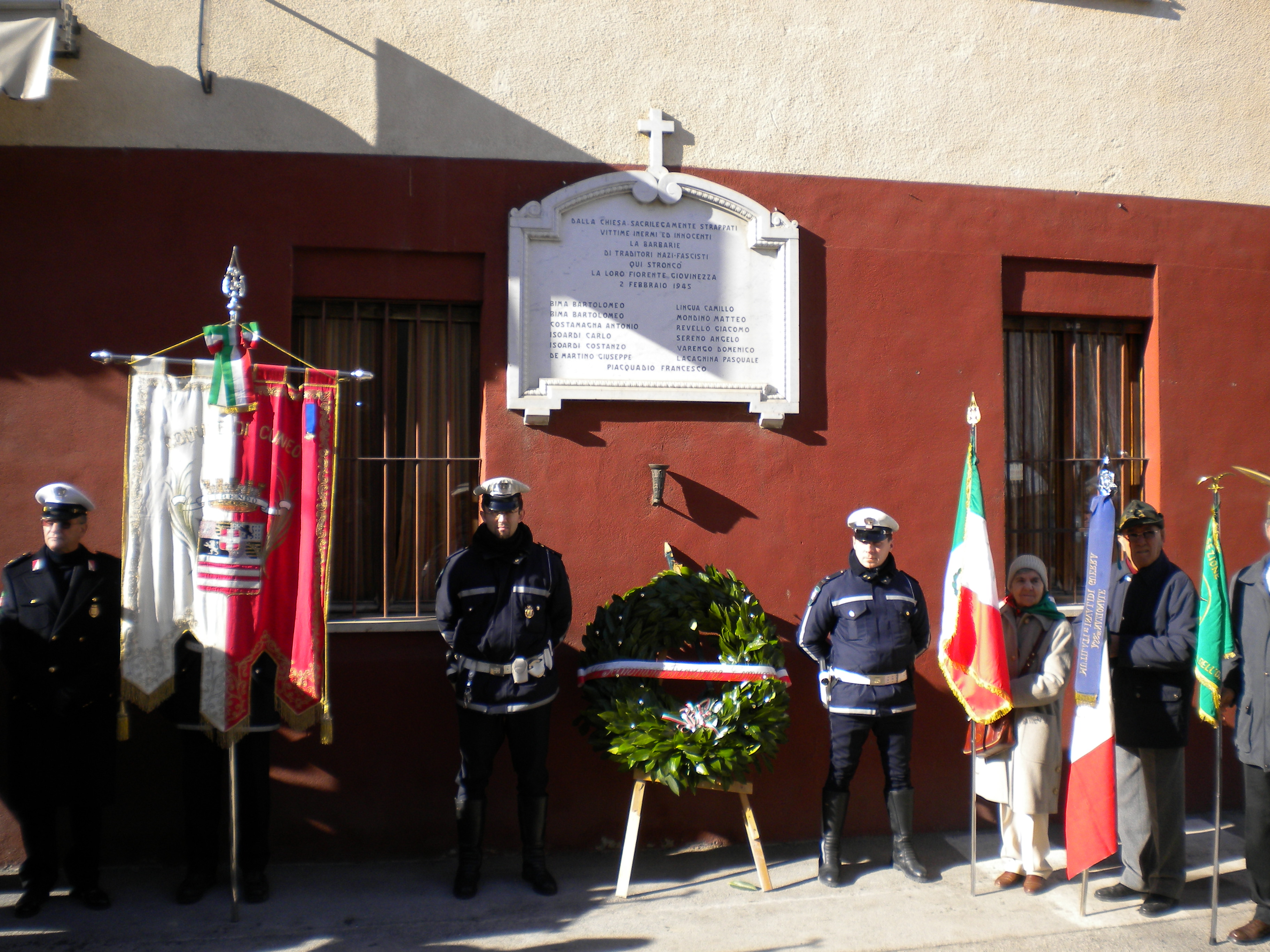 San Benigno commemora l’eccidio della Candelora La Guida - San Benigno commemora l’eccidio della Candelora