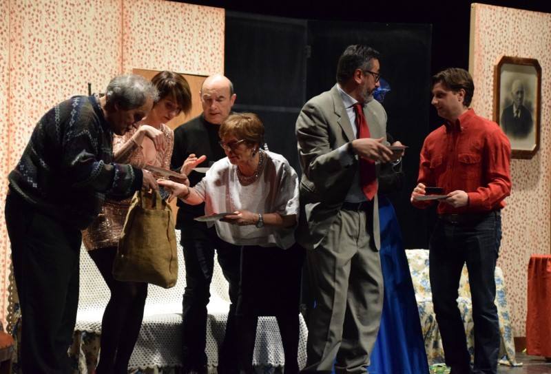 Una scena della commedia "Strì" del Nostro Teatro di Sinio