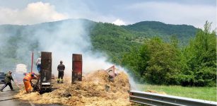 La Guida - Spento rogo sulla statale 21 della valle Stura