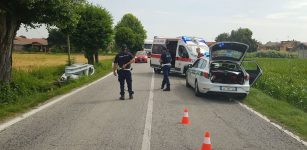 La Guida - Auto fuori strada a Roata Rossi, interviene la Polizia municipale