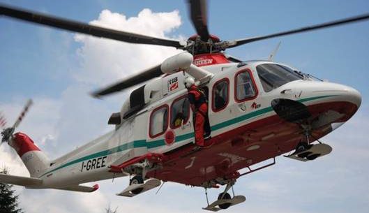 La Guida - L’elicottero è intervenuto per due escursionisti bloccati sul Monviso