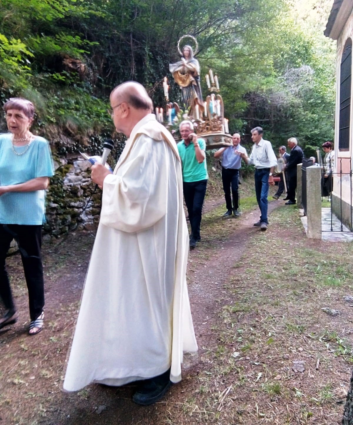 Frassino- Festa al Santuario di Madonna degli Angeli