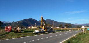 Cantiere al “bivio Borgo”? Niente rotonda ma è per il gas La Guida - Cantiere al “bivio Borgo”? Niente rotonda ma è per il gas