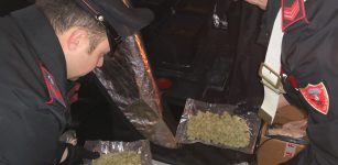 La Guida - Arrestato dopo un controllo in auto: 2,3 chili di marijuana