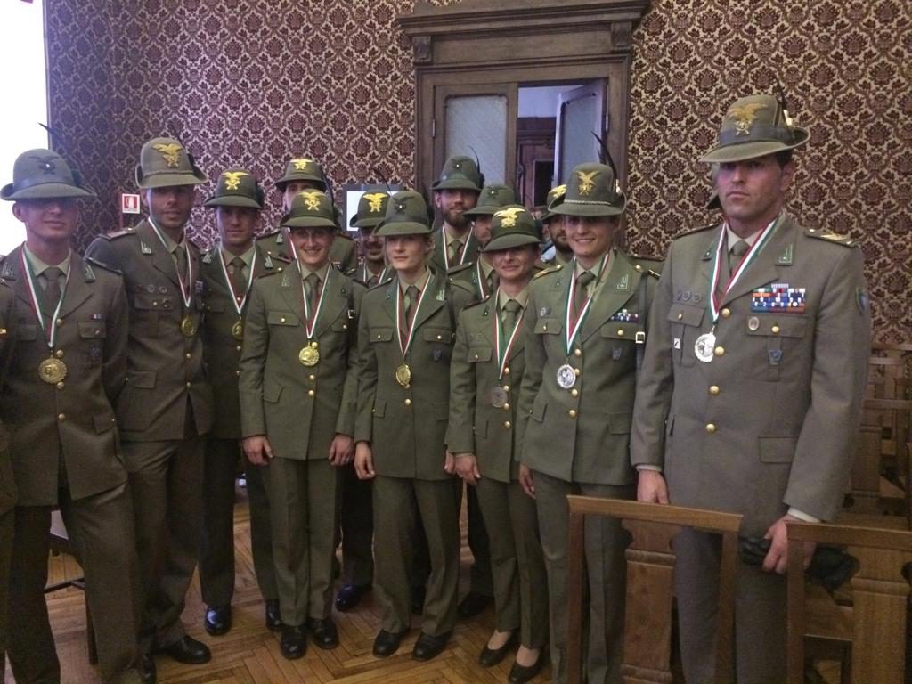 Medaglie d'oro ai nazionali Alpini