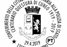 La Guida - Annullo filatelico per il centenario della Questura di Cuneo