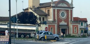 La Guida - Scontro auto-camion nel centro di Ronchi