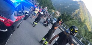 La Guida - Scontro tra auto e moto nei pressi di Vernante