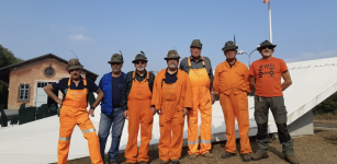 La Guida - Alpini di Ceva al lavoro al Memoriale di Cuneo