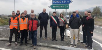 La Guida - Caraglio, inaugurata la rotonda di bivio Borgo