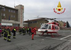 La Guida - Vigili del fuoco, a Cuneo la prima formazione per il reparto volo