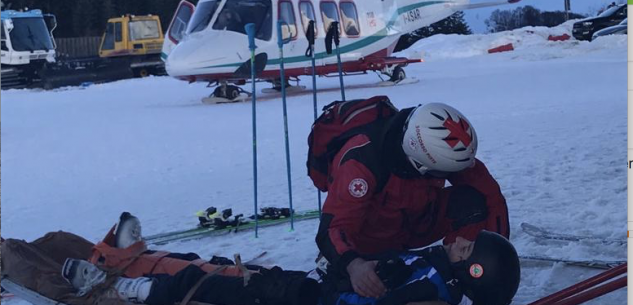 La Guida - La Croce Rossa sulle piste di Prato Nevoso