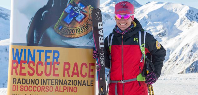 La Guida - Katia Tomatis alla gara dei volontari del Soccorso alpino