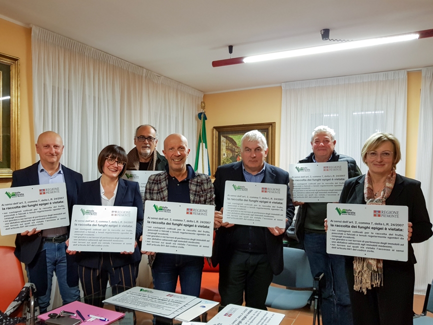 Valle Varaita - Nuove targhe per la raccolta dei funghi