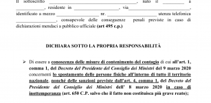 Per spostarsi serve l’autocertificazione (scarica il modulo) La Guida - Per spostarsi serve l’autocertificazione (scarica il modulo)