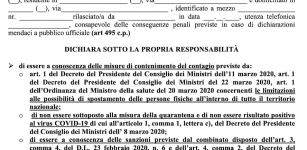 La Guida - Coronavirus, nuovo modulo per l’autocertificazione