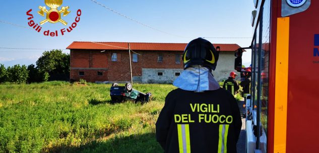 La Guida - Cappotta con l’auto sulla Busca-Caraglio