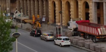 La Guida - Cuneo, lavori in corso Giolitti all’angolo con via Bassignano