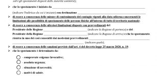 La Guida - On line l’autodichiarazione per gli spostamenti tra regioni