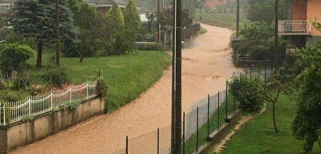 La Guida - Violenti rovesci di pioggia, attimi di paura a Peveragno