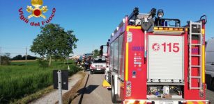 Scontro tra trattore e moto a Villafalletto La Guida - Scontro tra trattore e moto a Villafalletto