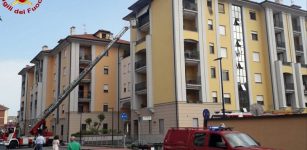 La Guida - Intervento dei Vigili del Fuoco per un incendio a Fossano