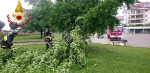 La Guida - Vento e forti piogge, 34 interventi dei Vigili del fuoco