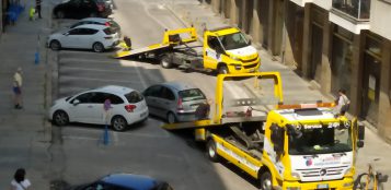 La Guida - Mercatino del Giobia, rimozione forzata per otto automobili