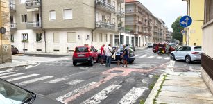 La Guida - Doppio incidente stradale in via Bongioanni