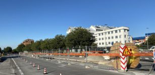 Cuneo, corso De Gasperi è chiuso La Guida - Cuneo, corso De Gasperi è chiuso