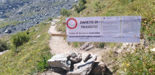 La Guida - Frane sul Monviso, chiuso un tratto del sentiero che conduce al Quintino Sella