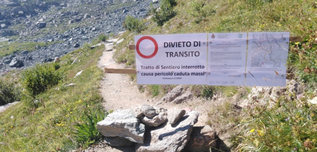 La Guida - Frane sul Monviso, chiuso un tratto del sentiero che conduce al Quintino Sella