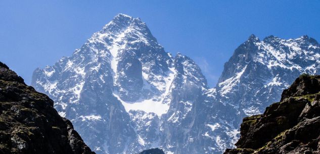 La Guida - Frana lungo la parete nord del Monviso