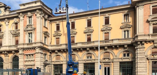 La Guida - Lavori di manutenzione sul tetto della stazione