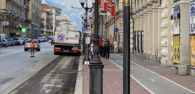 La Guida - Nuovi asfalti in corso Nizza e via Vittorio Amedeo II