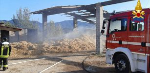 La Guida - Incendio in un fienile a Bagnasco