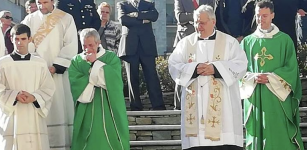 La Guida - Messa di saluto dei tre parroci don Ettore, don Carlo e don Marco in alta valle Varaita
