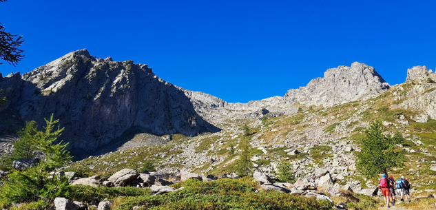 La Guida - Tete du Vallonet, Rocca e Guglia di San Bernolfo, colle Feuillas e colle Scaletta